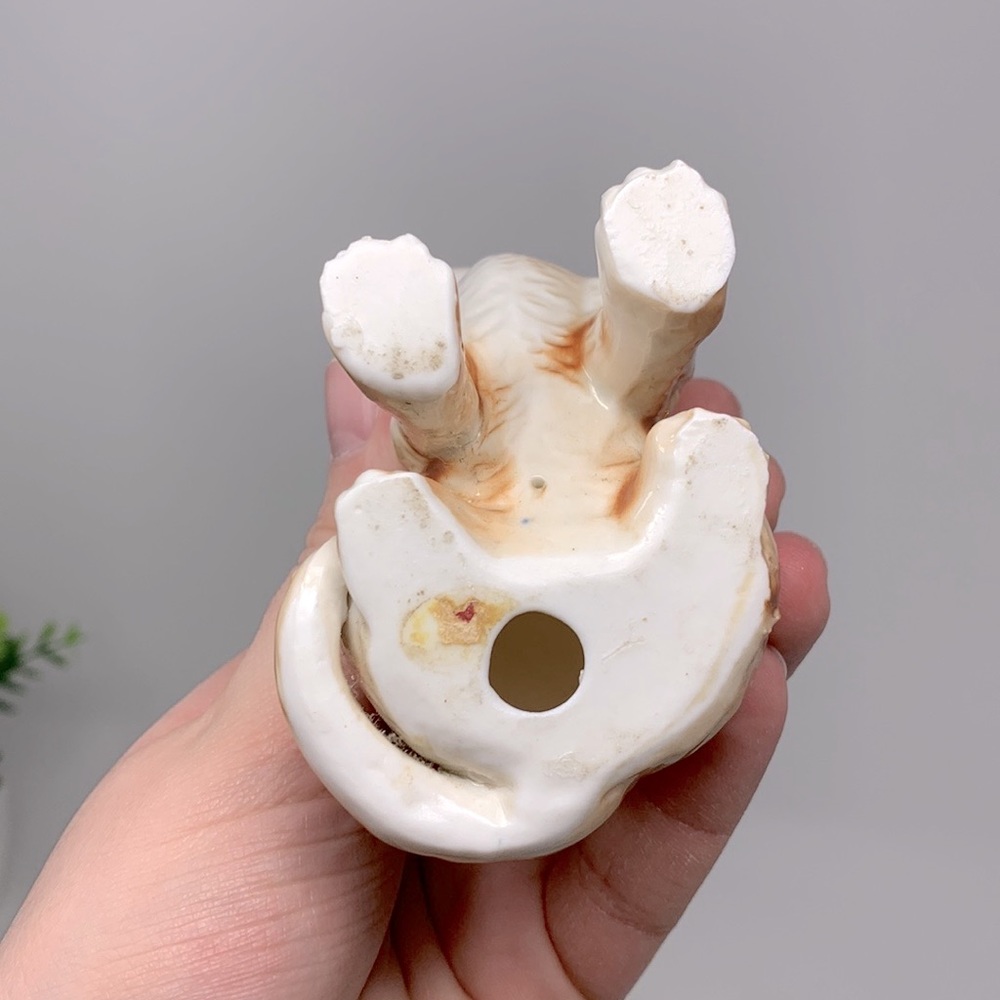 Vintage porcelain orange ginger cat figurine - Picture 5 of 7